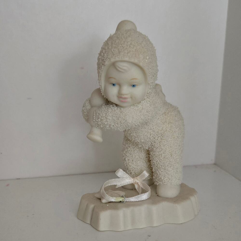 Department 56 Snowbaby "Batter Up" Retired Porcelin Figure